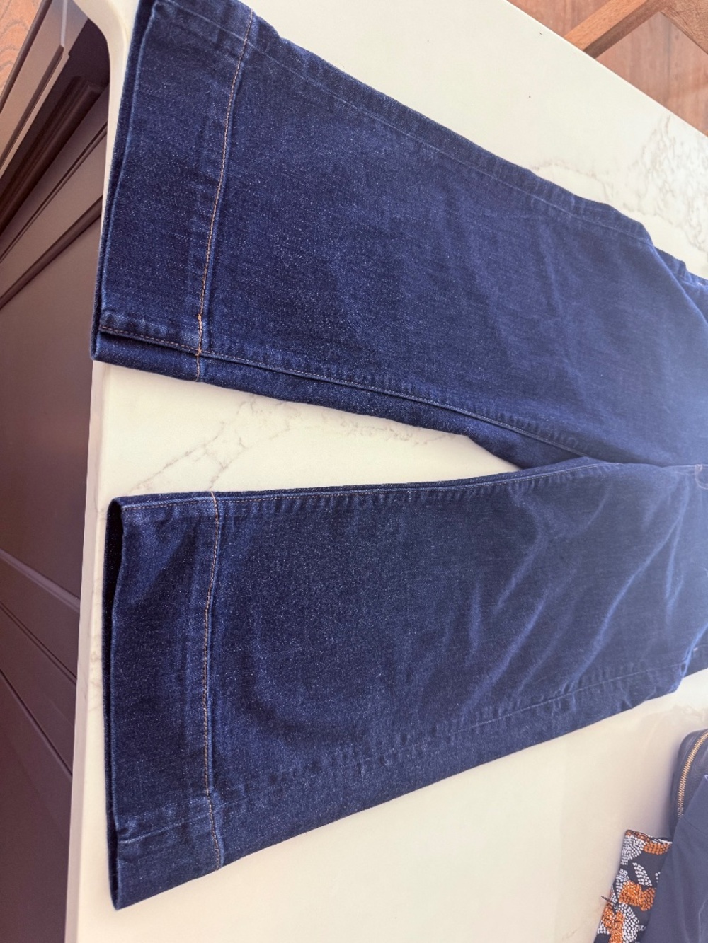 Chicos Trouser Crop Jeans Dark Wash Size 1.5